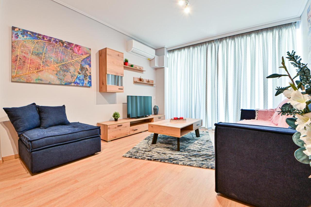 Beautiful New Apartment 5 Min From Piraeus Port Zewnętrze zdjęcie