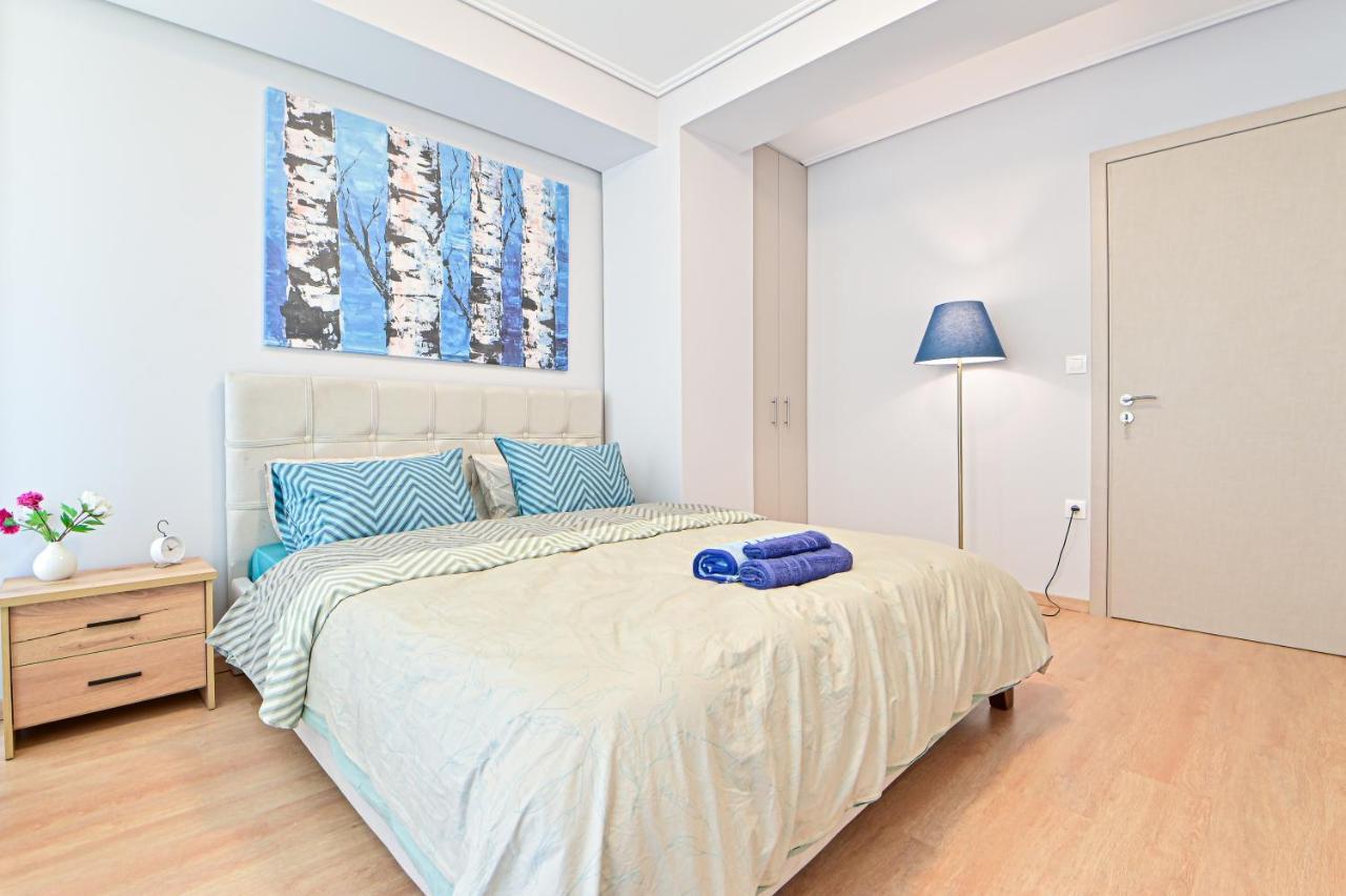 Beautiful New Apartment 5 Min From Piraeus Port Zewnętrze zdjęcie
